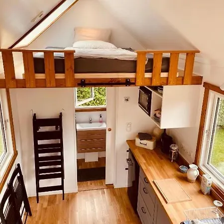 Ferienhaus Tiny House Fleesensee - Ruhe Und Entspannung Direkt Am